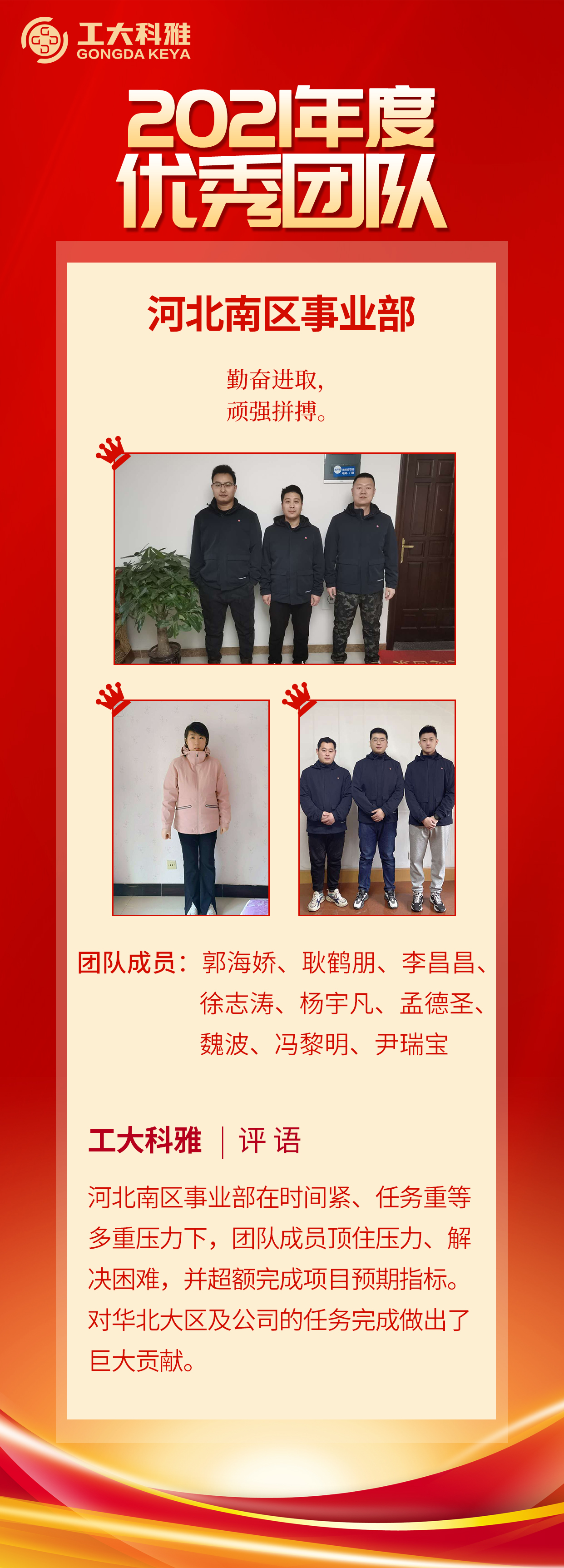 闪闪发光的你们丨快来pick2021年度优秀团队(图1) 闪闪发光的你们丨快来pick2021年度优秀团队(图1)