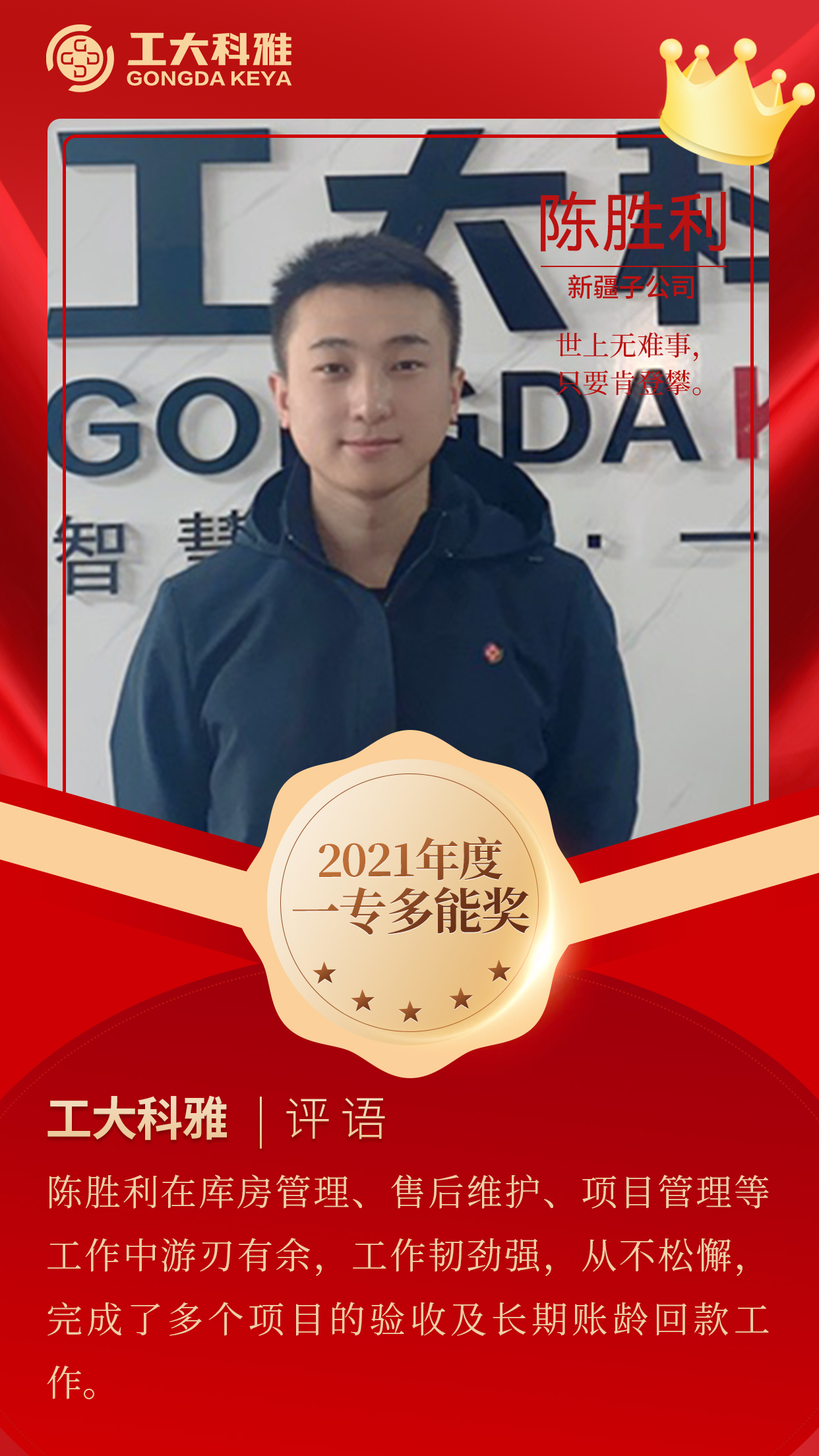 闪闪发光的你们丨快来pick2021年度优秀员工(一)(图15) 闪闪发光的你们丨快来pick2021年度优秀员工(一)(图15)